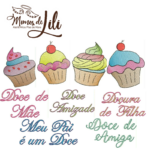 Matriz de Bordado - Cupcakes