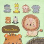 Matrizes de Bordado - Animais Safári - [3 coleções em 1] - Imagem 3