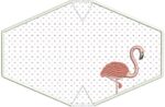 2 Máscaras Adulto com Acabamento Bordado Flamingo 1 - Imagem 2