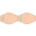 27 Máscaras Adulto com Alfabeto Acabamento Bordado - Image 6