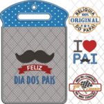 Matriz de Bordado - Kit Lixeira para Carro Papai 2 com 10 Modelos