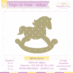 Matriz de Bordado- Cavalinhos- Tempo de Sorrir- Quarteto 02 - Image 2