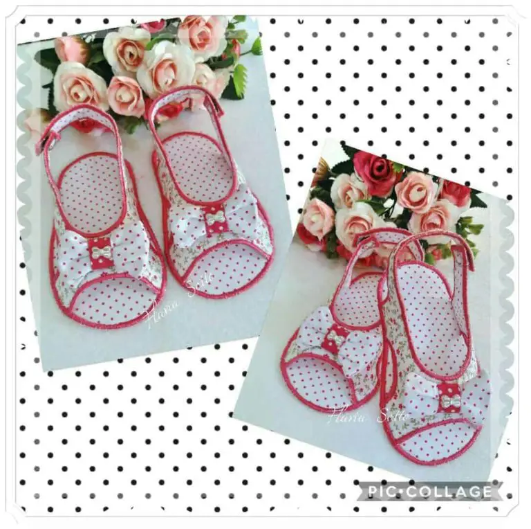 Projetos na Bordadeira - Sandalinhas de Bebê (Pacote 3 modelos) - Imagem 2