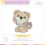 Matriz de Bordado - Ursinha Lalá - Minicoleção - Imagem 3