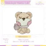 Matriz de Bordado - Ursinha Lalá - Minicoleção - Imagem 5