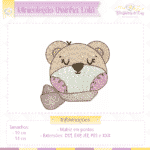 Matriz de Bordado - Ursinha Lalá - Minicoleção - Imagem 4