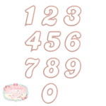 Matrizes de Bordado- Numerais (Aplique ) - Imagem 2