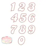 Matrizes de Bordado- Numerais (Aplique ) - Image 2