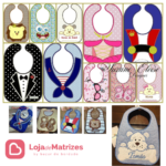Projeto na Bordadeira - Babadores ITH [SUPER COMBO PROMOCIONAL] - Image 2