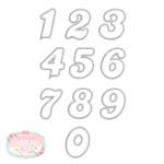 Matrizes de Bordado- Numerais (Aplique ) - Imagem 3