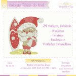 Matriz de bordado - Férias do Noel