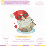 Matriz de bordado - Férias do Noel - Image 5
