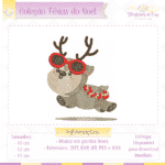 Matriz de bordado - Férias do Noel - Image 11