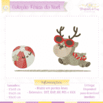 Matriz de bordado - Férias do Noel - Image 12