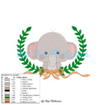 Matriz de Bordado - Safári Elefante - Imagem 2