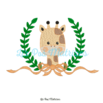 Matriz de Bordado - Safári Girafa
