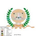 Matriz de Bordado - Safári Leão - Imagem 2