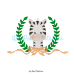 Matriz de Bordado - Safári Zebra