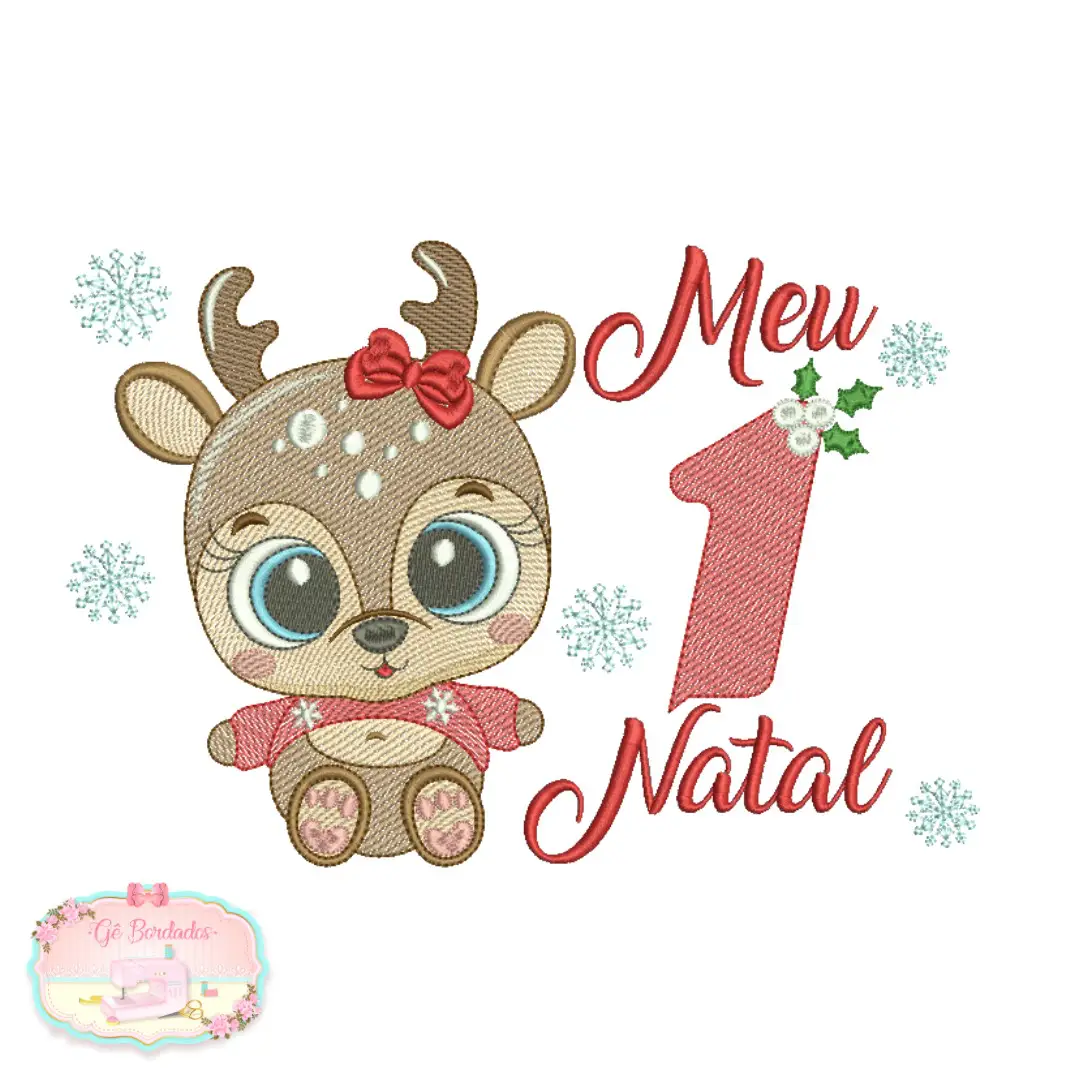 Matrizes de Bordado - (Coleção Vaquinha Mista 4 Natal ) - Imagem 2