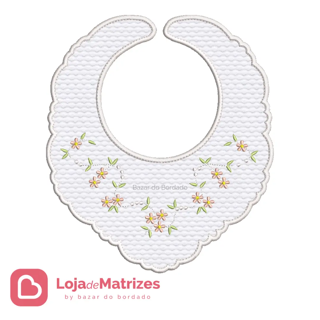 Projeto na Bordadeira - Babador Delicado da Vovó [ITH] - Imagem 1
