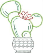 Matriz de bordado Coleção Cactus em ponto corrido - Imagem 5