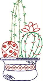 Matriz de bordado Coleção Cactus em ponto corrido - Imagem 6