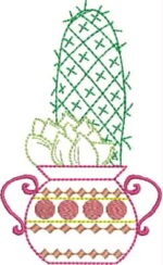 Matriz de bordado Coleção Cactus em ponto corrido - Imagem 9