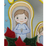 Projeto na Bordadeira - Guirlanda Sagrada Família - Image 3