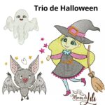 Matriz de Bordado - Trio de Halloween
