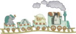 Matriz de bordado Trem da amizade - Image 7