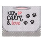 Matriz de Bordado - Porta Saquinho Pet Patinhas Keep Calm