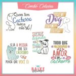 COMBO Coleções de Matrizes de Bordado - Frases Divertidas Pets - BM - Image 3