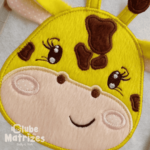 Projeto na Bordadeira - Carinha Girafinha - Imagem 2