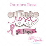 Matriz de Bordado- 100% gratuita-Outubro Rosa -Download imediato