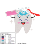 Matriz de Bordado - Dentinho 02 - Image 2