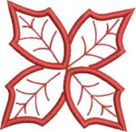 Matriz de Bordado - Flor de Natal - Image 2