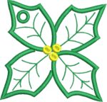 Matriz de Bordado - Flor de Natal - Image 3