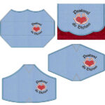 Projeto na Bordadeira - Kit Bolsinha + 4 Máscaras Pastoral do Dízimo