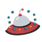 Matriz de Bordado - Coleção 6 matrizes Astronauta Menina 1 - Image 7