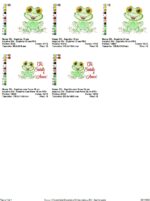 Matriz de Bordado - Sapinho Fofo - Image 2