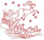 Matriz de bordado pacotinho de natal - Imagem 6