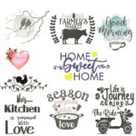 Matriz de bordado Linha farm house 30