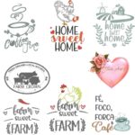 Matriz de bordado Linha Farm house 33