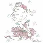 Matriz de Bordado - Bailarinas - Imagem 3