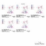 Matriz de Bordado - Bailarinas - Imagem 8