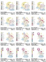 Matrizes de Bordado - Ursinhos e Elefantes [COLEÇÃO URSINHOS E ELEFANTES] - Imagem 4