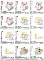 Matrizes de Bordado - Ursinhos e Elefantes [COLEÇÃO URSINHOS E ELEFANTES] - Imagem 3