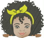 Matriz de bordado Pacotinho de Meninas negras 2 - Imagem 3