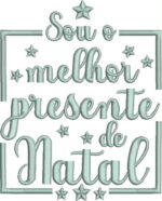 Matriz de bordado para body melhor presente - Imagem 2