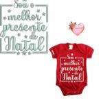 Matriz de bordado para body melhor presente